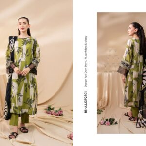 Digital printed 3PC lawn