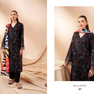 Digital printed 3 PC lawn